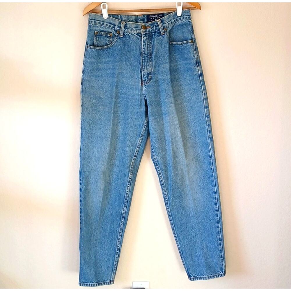Vintage Eddie Bauer women's denim jeans loose fit 90s